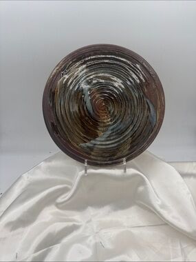 Pottery Craft stoneware trivet, likely from the 1970s; Heavy stoneware.
